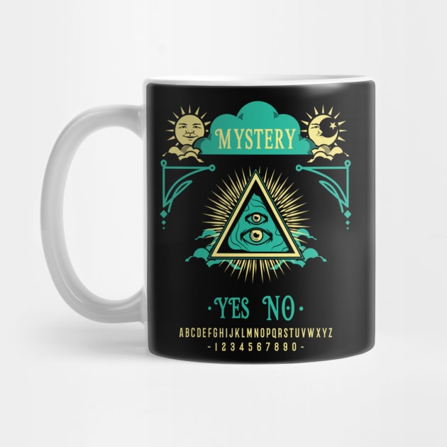 mysterious Ouija board by Tip Top Tee's